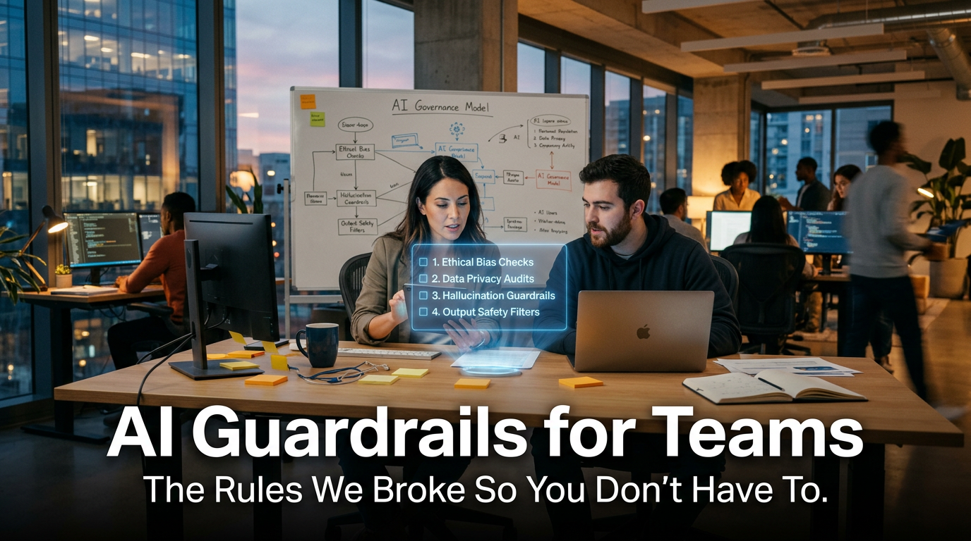 AI Guardrails for Teams: The Rules We Broke So You Don’t Have To