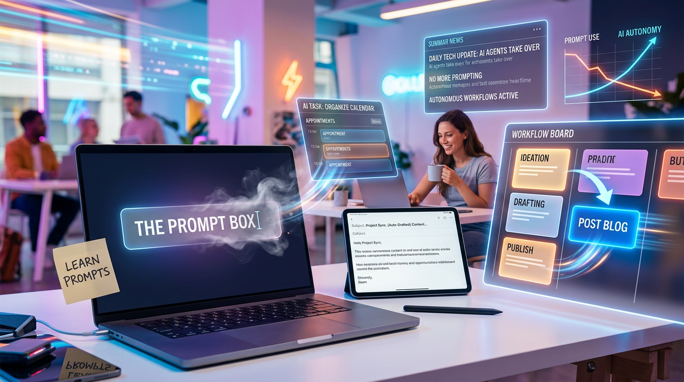 The Death of the Prompt Box, and Other Signs You’re Already Behind on AI